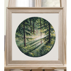 Kreuzstich-Set "Lichtspiel" 25x25 cm S1730