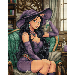 Cross stitch kit "Familiar's Favorite" 23 × 29 cm SLETIL9991