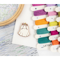 Cross stitch kit "Glow Ghost Cove" 36x29 cm SLETIL9989