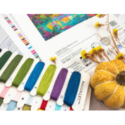Cross stitch kit "Glow Ghost Cove" 36x29 cm SLETIL9989