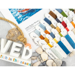 Cross stitch kit "Harbor Breeze" 24x20 cm SLETIL9986