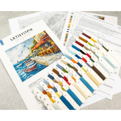 Cross stitch kit "Harbor Breeze" 24x20 cm SLETIL9986