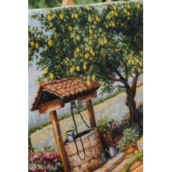 Kreuzstich-Set "Unter dem Zitronenbaum" 39,5x30 SK304