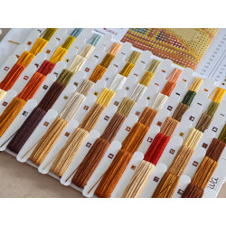 Cross stitch kit  "Reading Corner" 31.59 × 28.42 cm AVA-P111
