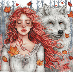 Cross stitch kit "Autumnal Silence" 27.15 x 26.83 cm AVA-P057