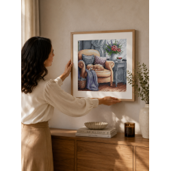 Cross stitch kit "Sweet Dreams" 26.35 × 25.72 cm AVA-P053