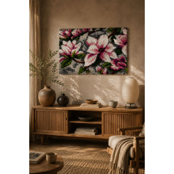 Latch-hook rug kit "Magnolia" 50 x 74,5 cm SA4267