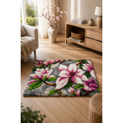 Latch-hook rug kit "Magnolia" 50 x 74,5 cm SA4267