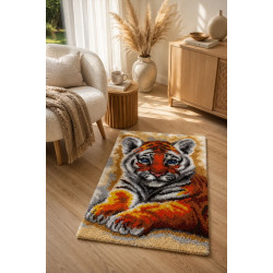 Kiliminio audimo rinkinys Jaunas tigras 50 x 74,5 cm SA4121