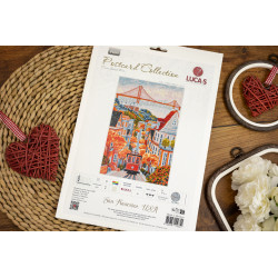 Cross Stitch Kit "San Francisco, USA" 17.5 x 26 cm SBPK04
