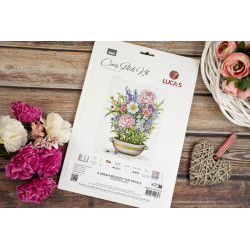 Cross Stitch Kit "A Dream Beneath The Petals" 25 x 30 cm SB7061