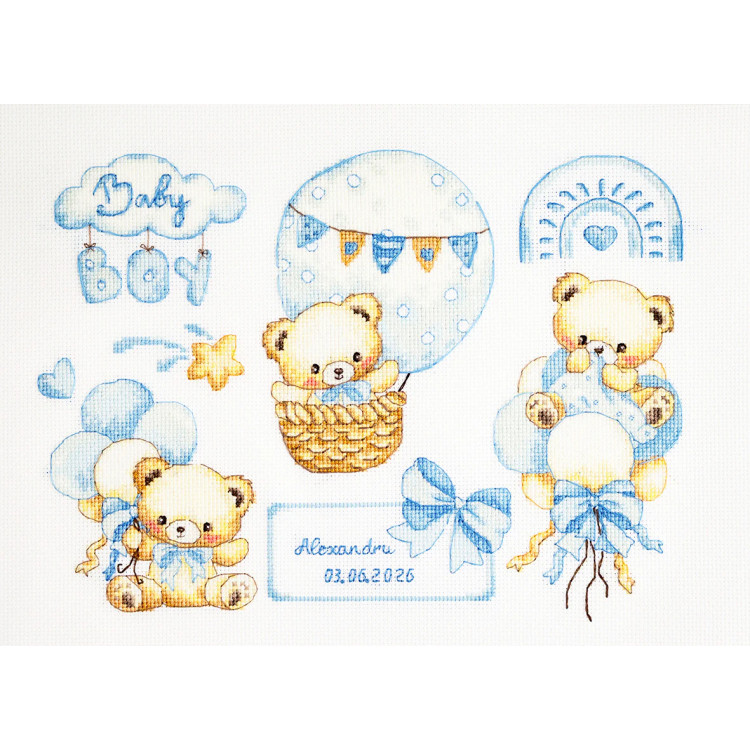 Cross Stitch Kit "Magic Hugs" 27 x 19 cm SB1445