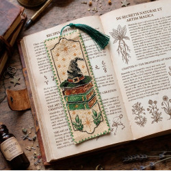 Cross-stitch kit Bookmark "Power of three" 6.5 х 18 cm AAHK-003