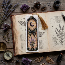 Cross-stitch kit Bookmark "Mystic elixir" 6.5 х 18 cm AAHK-001