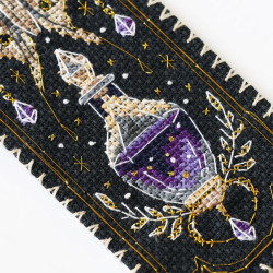 Cross-stitch kit Bookmark "Mystic elixir" 6.5 х 18 cm AAHK-001