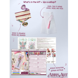Cross-stitch kit Bookmark "Celestial Watch" 6.5 х 18 cm AAHK-005