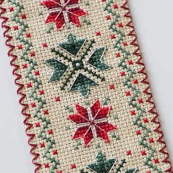 Cross-stitch kit Bookmark "Floral talisman" 6.5 х 18 cm AAHK-002