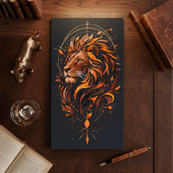 Main Bead Embroidery Kit "The King of Beasts" 30 x 54 cm AAB-983