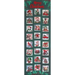 Main Bead Embroidery Kit "Christmas Advent calendar" 30 x 85 cm AAB-978