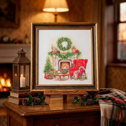 Cross-stitch kit "Cozy Winter" 18 х 19 cm AAH-335