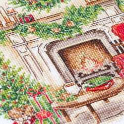 Cross-stitch kit "Cozy Winter" 18 х 19 cm AAH-335