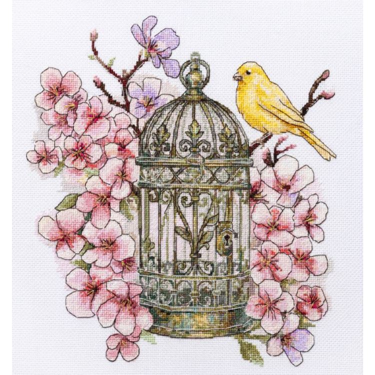 Cross-stitch kit "Canary Song" 22 х 24 cm AAH-331