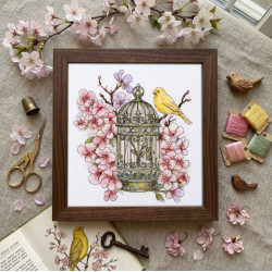 Cross-stitch kit "Canary Song" 22 х 24 cm AAH-331