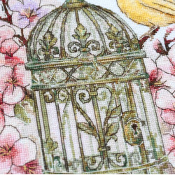 Cross-stitch kit "Canary Song" 22 х 24 cm AAH-331