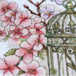 Cross-stitch kit "Canary Song" 22 х 24 cm AAH-331