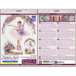 Cross-stitch kit "The Embodiment of Grace" 17 х 25 cm AAH-329
