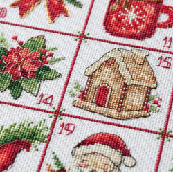 Cross-stitch kit "Christmas Advent" 29 х 50 cm AAH-324