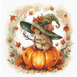 Cross stitch kit "Little Wizard" 24.77 × 25.24 cm AVA-P153