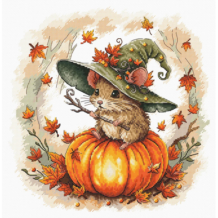 Cross stitch kit "Little Wizard" 24.77 × 25.24 cm AVA-P153