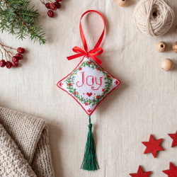 Cross-stitch kits three-dimensional decoration "Christmas joy" AAHT-008