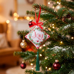 Cross-stitch kits three-dimensional decoration "Christmas joy" AAHT-008