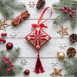 Cross-stitch kits three-dimensional decoration "Festive little angel" AAHT-007