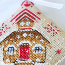Cross-stitch kits three-dimensional decoration "Christmas Treat" AAHT-005