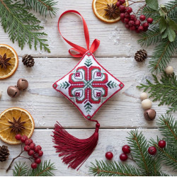 Cross-stitch kits three-dimensional decoration "Holiday bells" AAHT-004