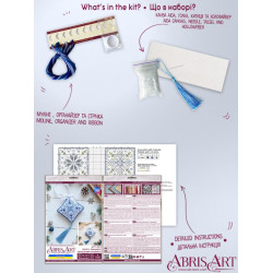 Cross-stitch kits three-dimensional decoration "Frosty Ornament" AAHT-003