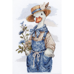 Cross-stitch kit "The yard master" 15 х 23 cm AAH-337