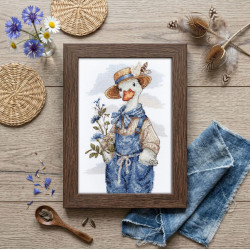 Cross-stitch kit "The yard master" 15 х 23 cm AAH-337
