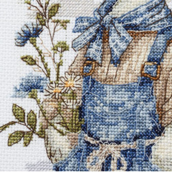 Cross-stitch kit "The yard master" 15 х 23 cm AAH-337