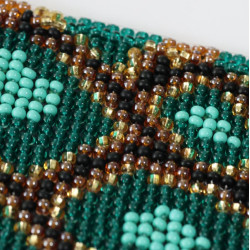 Main Bead Embroidery Kit Collar “Serpentarium” 15 х 4.7 cm AADB-013