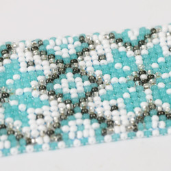 Main Bead Embroidery Kit Collar “Treasure of Traditions” 15 х 4.2 cm AADB-012