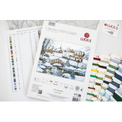 Cross Stitch Kit "Icy Lights" 48 x 35 cm SBU5111