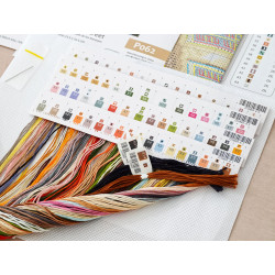 Cross-Stitch kit "Signature" 23.50 × 32.23 cm AVA-P062