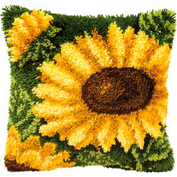 Latch hook cushion kit "Sunflowers" 40 x 40 cm PN/0014176