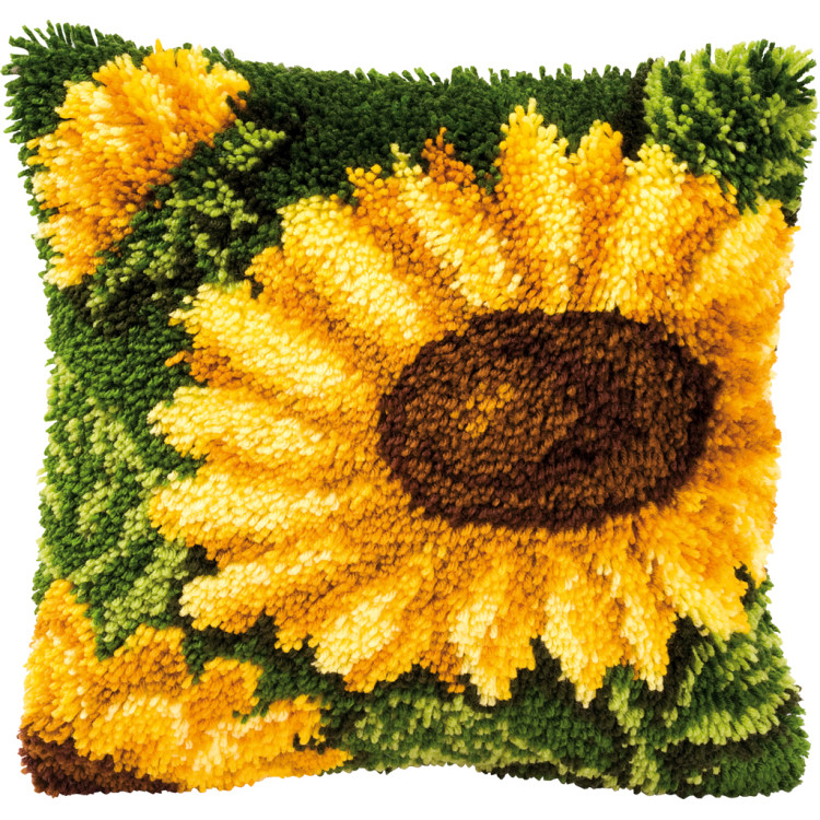Latch hook cushion kit "Sunflowers" 40 x 40 cm PN/0014176