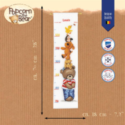 Counted cross stitch kit "Popcorn and friends" 18 x 70 cm PN/0202257
