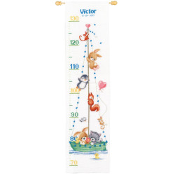 Counted cross stitch kit "Our greatest adventure" 18 x 70 cm PN/0190093